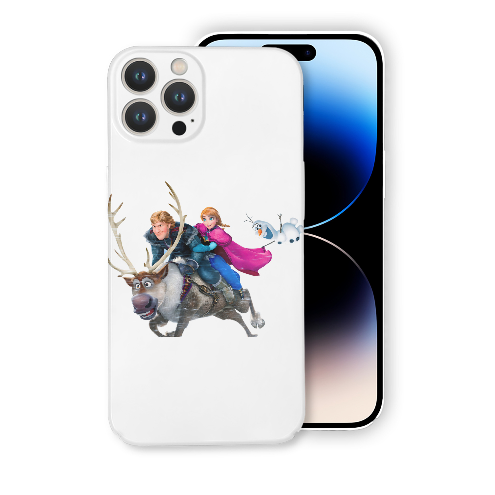 （画像用） アナと雪の女王 アンナ エルサ Frozen Anna Elsa 【iPhone 14シリーズ対応】ハードケース